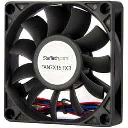 StarTech.com Replacement 70mm Ball Bearing CPU Case Fan - TX3 Connector - Case fan - 70 mm - black 1