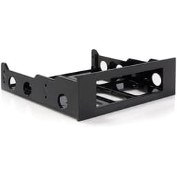 StarTech.com 3.5" to 5.25" Front Bay Mounting Bracket - Desktop Front Bay Adapter - Black 1