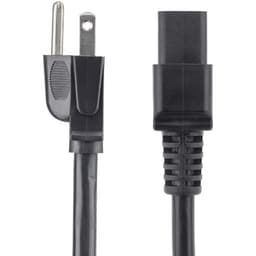 StarTech.com 3ft (1m) Heavy Duty Power Cord, NEMA 5-15P to C19, 15A 125V, 14AWG, Computer Power Cord, Heavy Gauge Power Cable 1