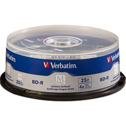 Verbatim M-Disc BD-R 25GB 4X with Branded Surface - 25pk Spindle 1