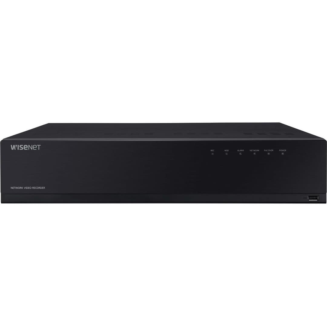 Hanwha Wisenet 16 Channel WAVE PoE+ NVR - 8 TB HDD