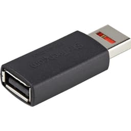StarTech.com Secure Charging USB Data Blocker Adapter, Male/Female USB-A Data Blocking Charge/Power-Only Charging Adapter for Phone/Tablet 1