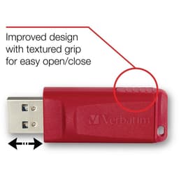 Verbatim 16GB Store 'n' Go USB Flash Drive - Red 1