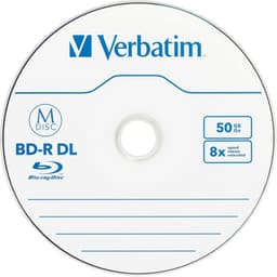 Verbatim M DISC BD-R DL - 8x - 50 GB - 25 Pack Spindle 1