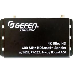 Gefen 4K Ultra HD 600 MHz HDBaseT Extender, 18.2 Gbps, 264ft/80m HDMI, RS-232 & Bi-Directional IR, 12-bit Deep Color, HDR, Dolby Atmos, HDCP 2.2 Support 4